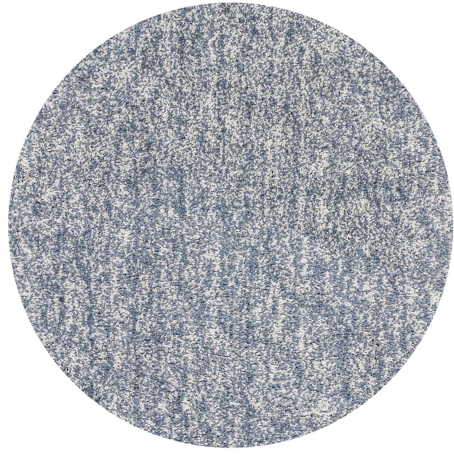 6' Round Slate Heather Plain Indoor Area Rug