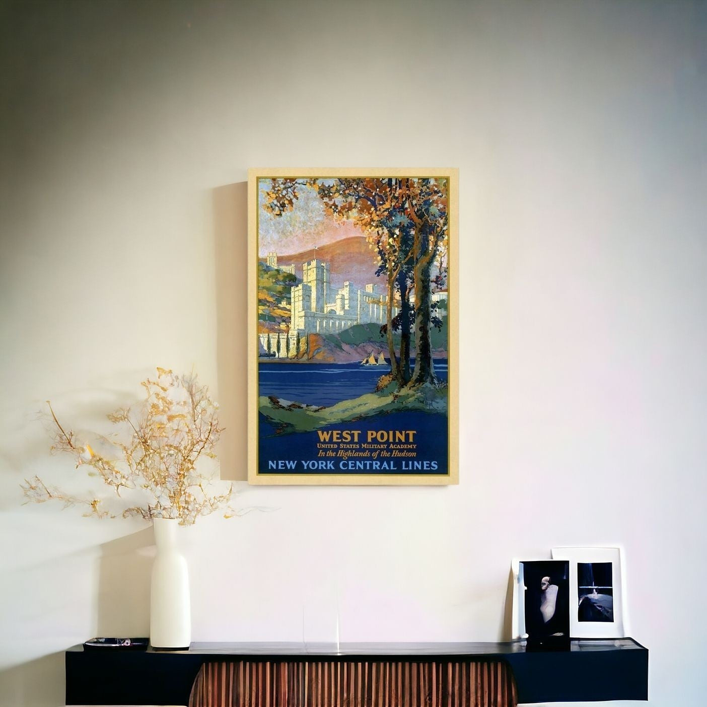 West Point New York Vintage Travel Unframed Print Wall Art