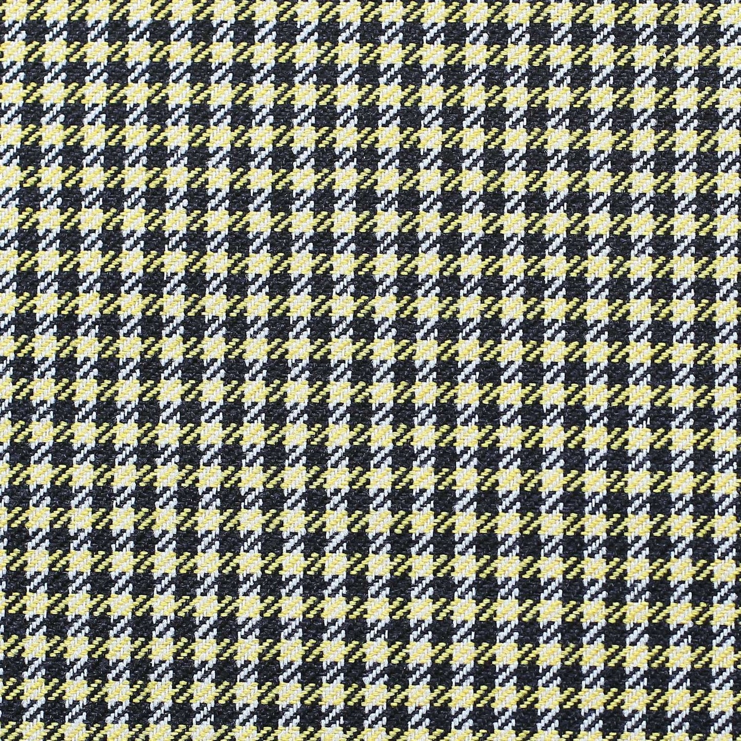 Yellow Houndstooth Modern Decorative Throw Pillow