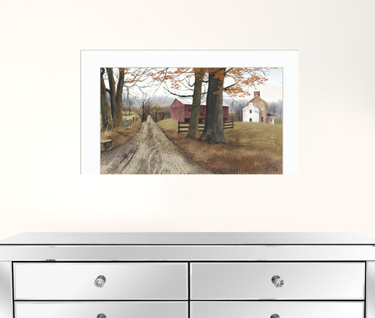 The Road Home 5 White Framed Print Wall Art