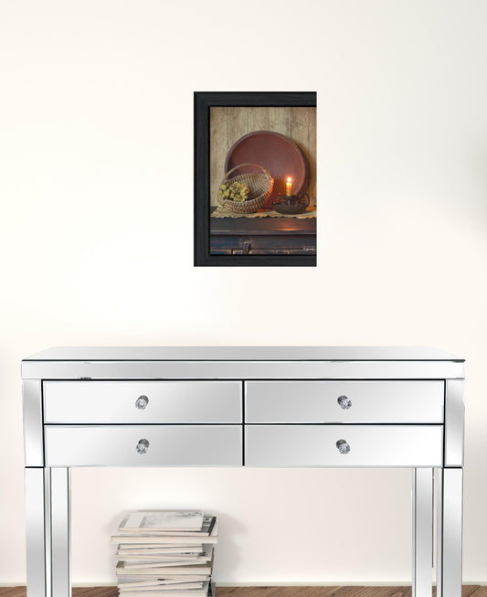 The Red Bowl 1 Black Framed Print Wall Art