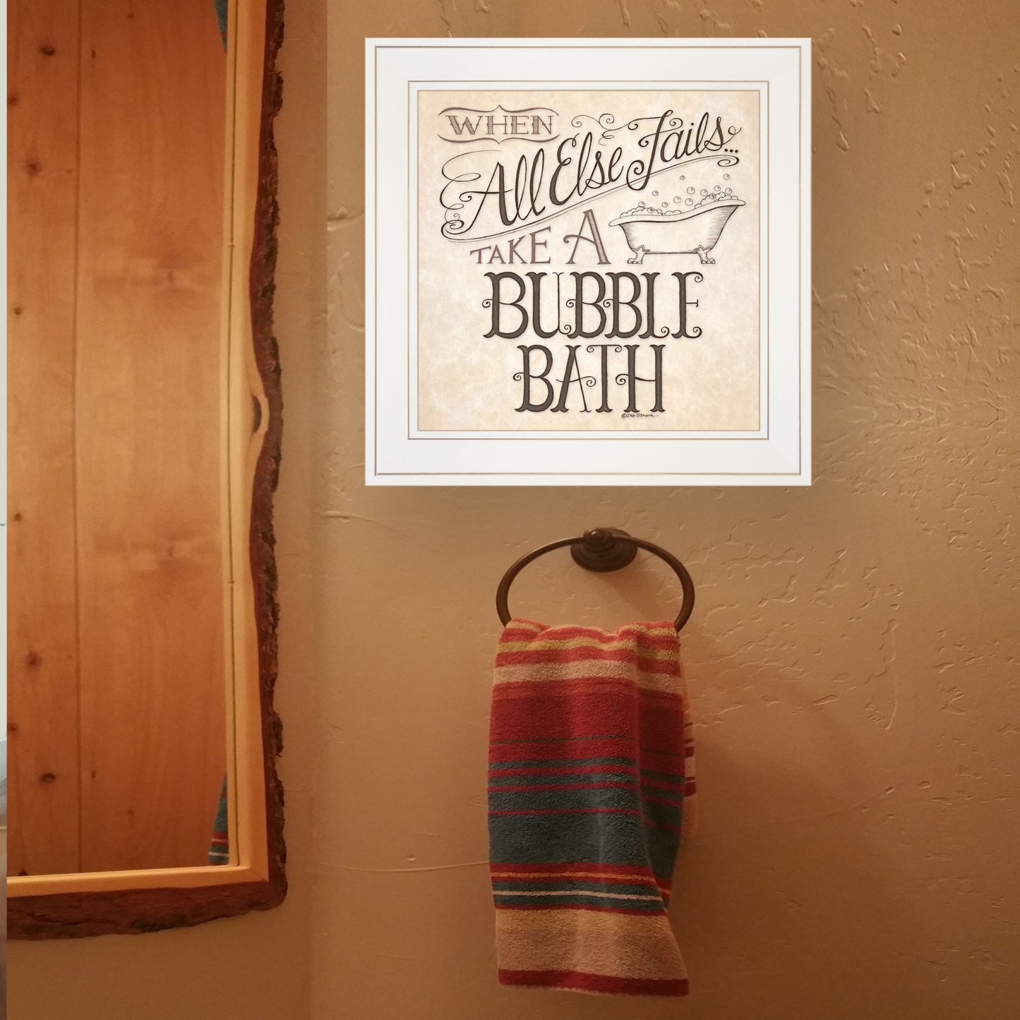 When All Else Fails 2 White Framed Print Wall Art