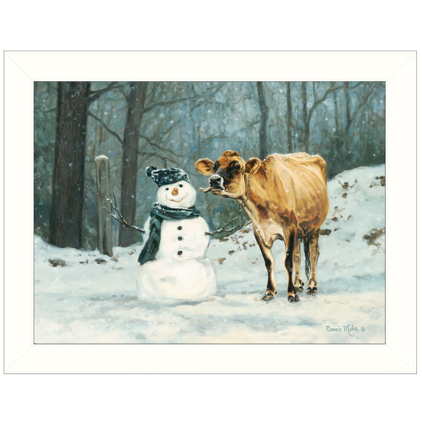 Well Hello There 1 White Framed Print Wall Art