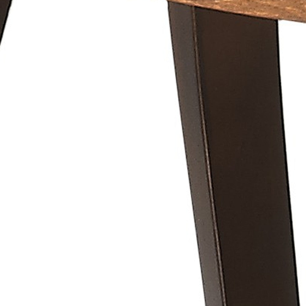 Traditional Cherry Oval Accent Table