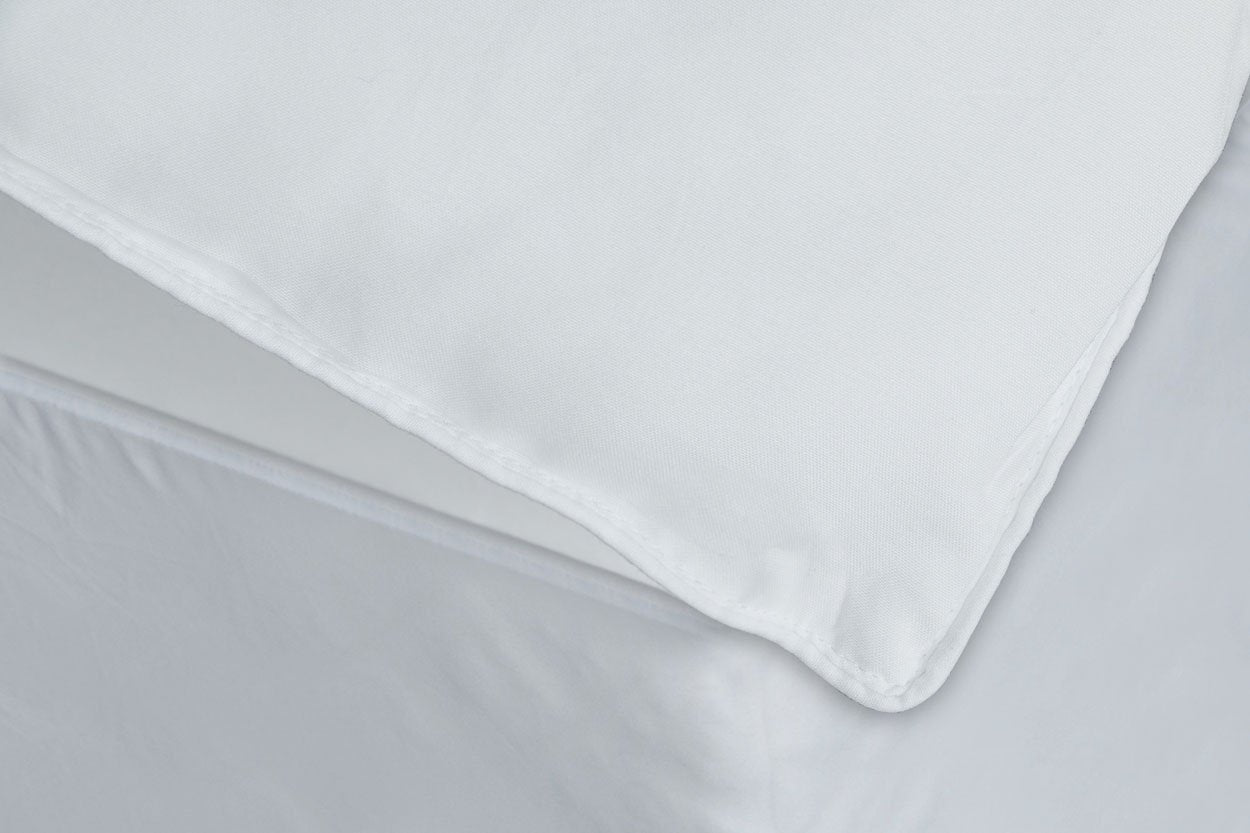 White Medium Weight Hypoallergenic Twin Down Alternative Comforter Duvet Insert