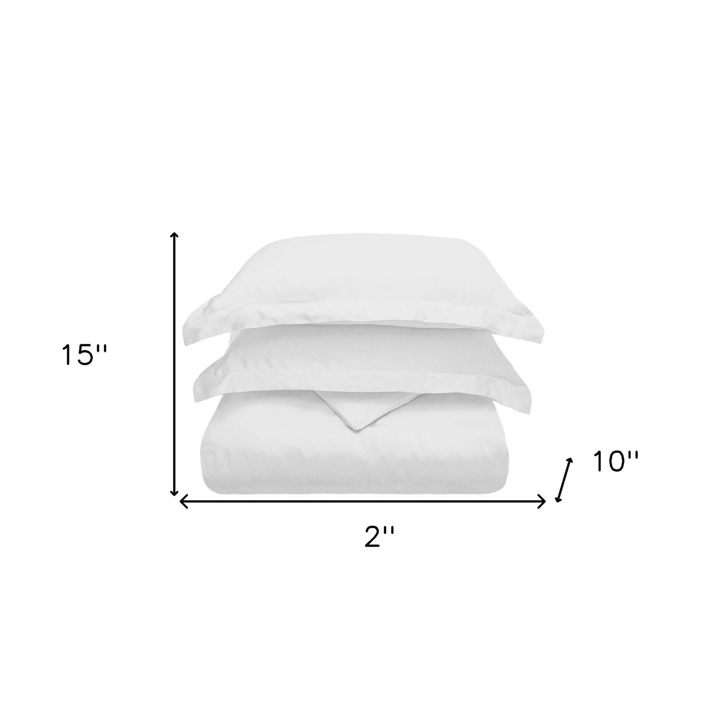 White King Cotton Blend 300 Thread Count Washable Duvet Cover Set