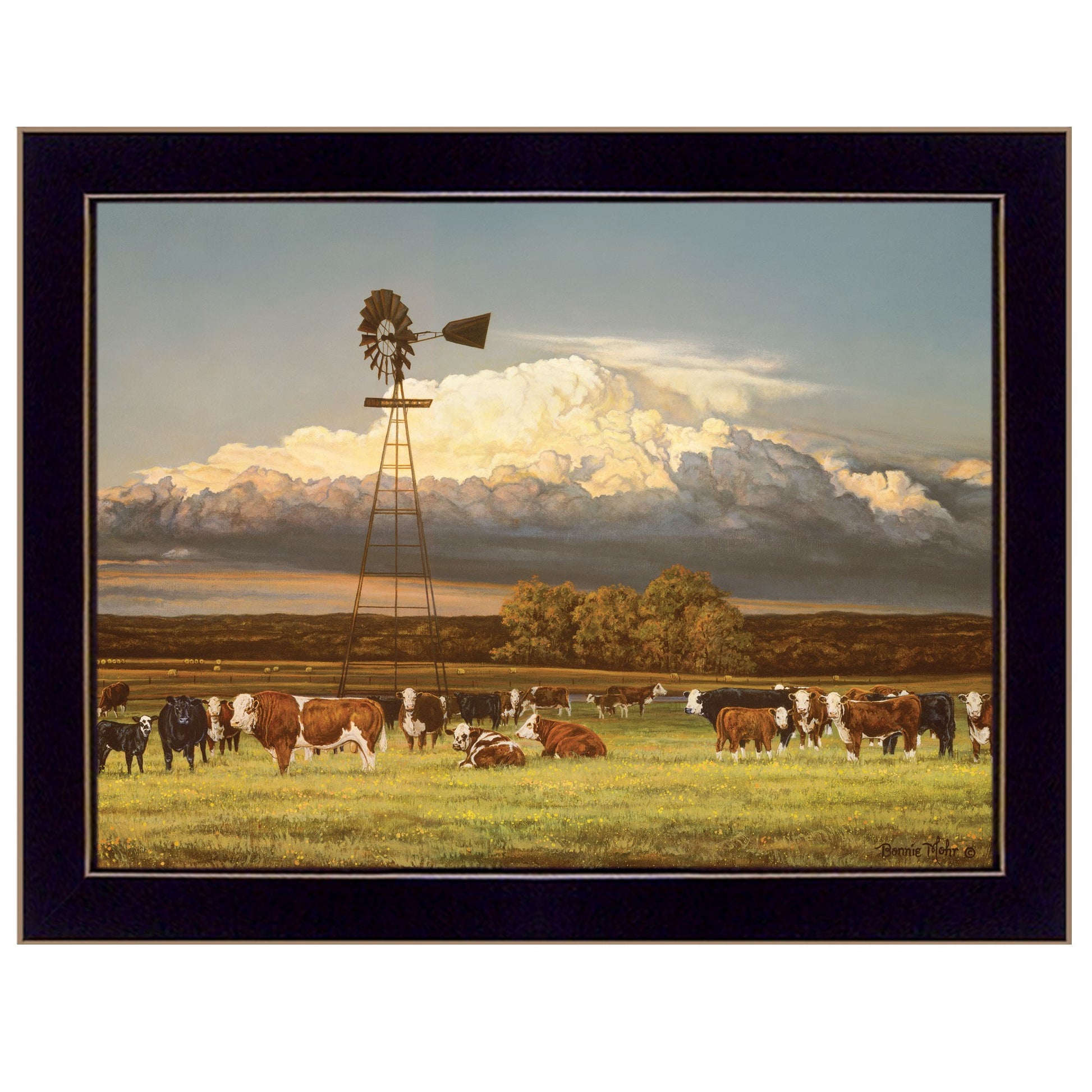 Summer Pastures Black Framed Print Wall Art Homeroots Home Decor