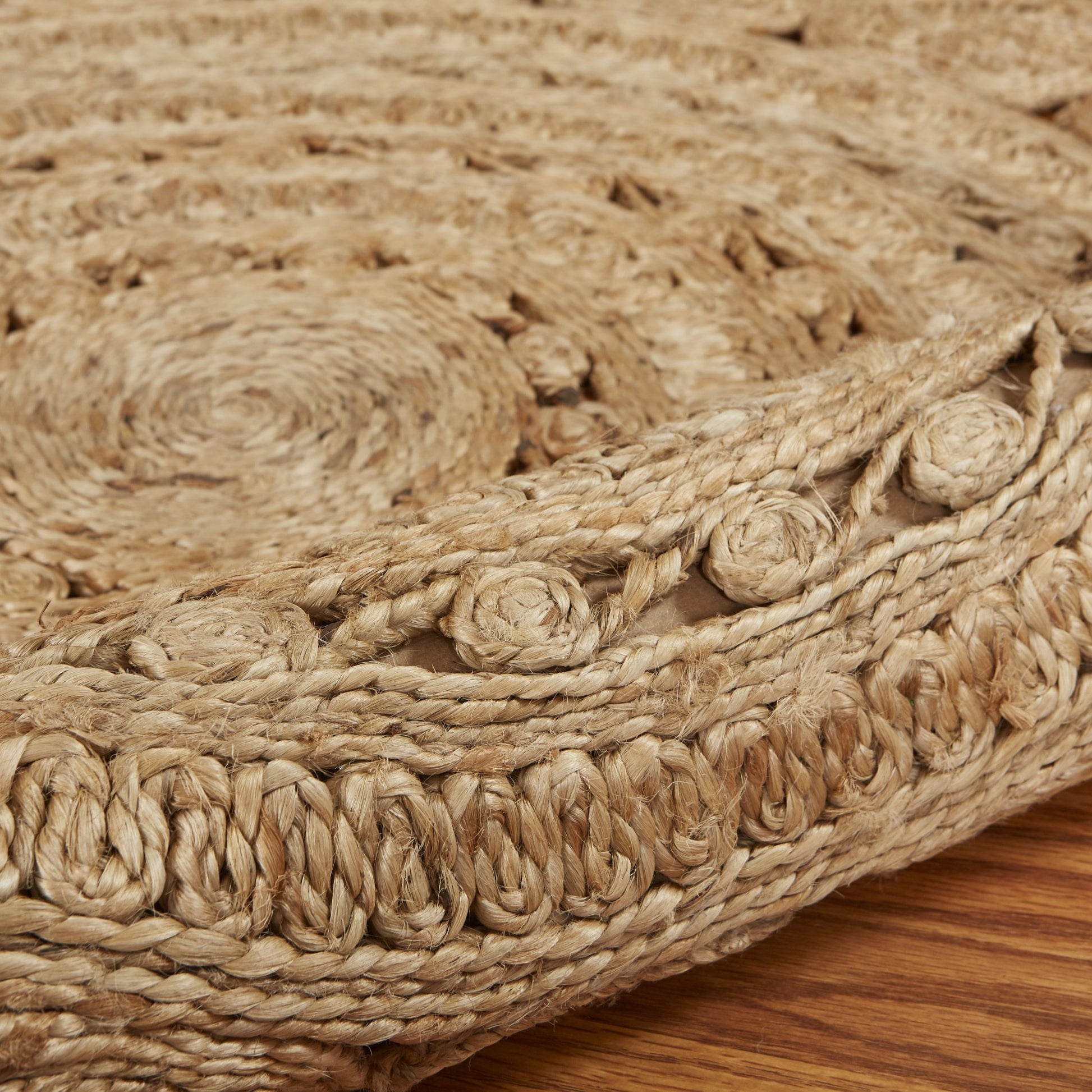 Sunshine Golden Natural Jute Area Rug Homeroots Home Decor