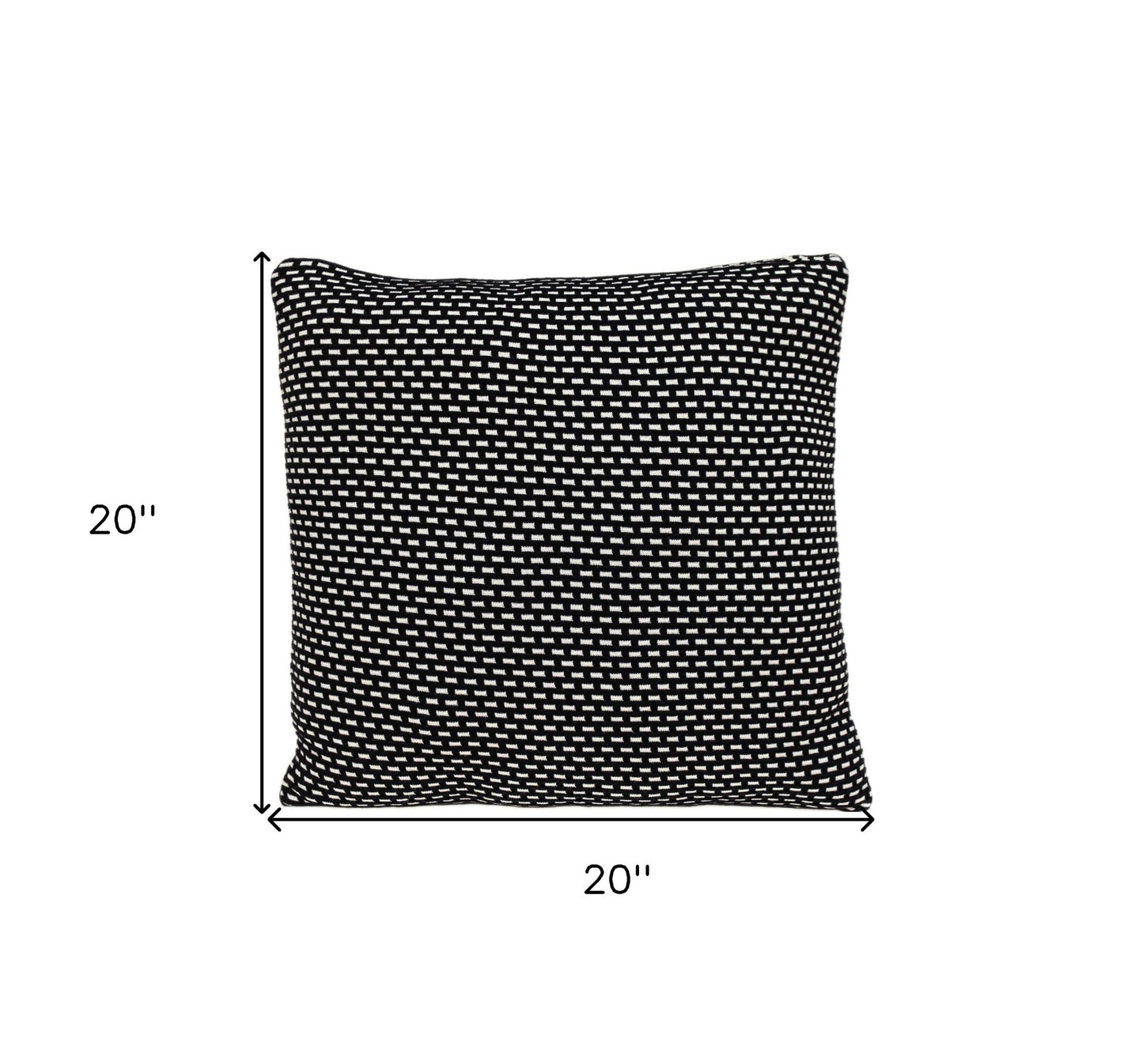 Super Black And White Check Throw Pillow Homeroots Home Decor