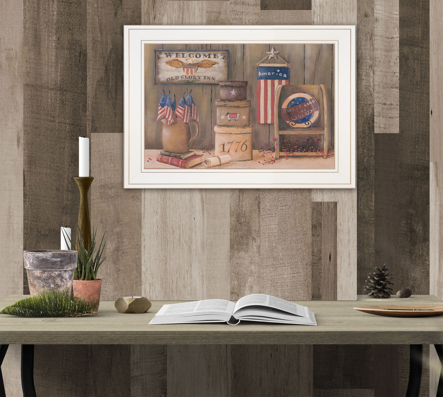 Sweet Land Of Liberty 2 White Framed Print Wall Art Homeroots Home Decor