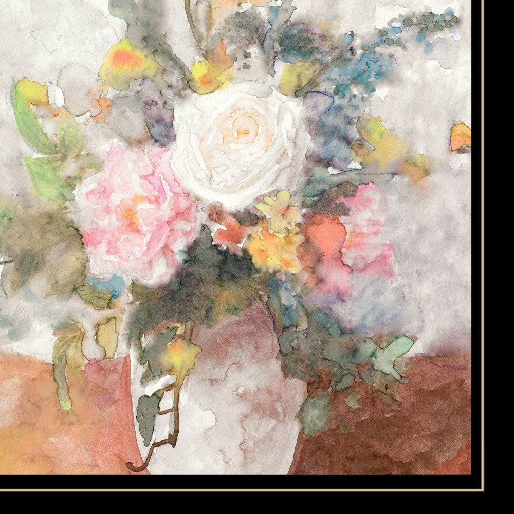 Table Bouquet 2 [3] Black Framed Print Wall Art Homeroots Home Decor