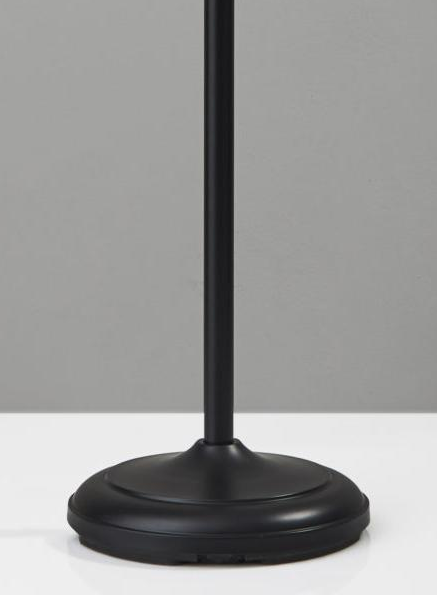 Tailored Black Metal Torchiere With Bright Illumination Homeroots Lighting