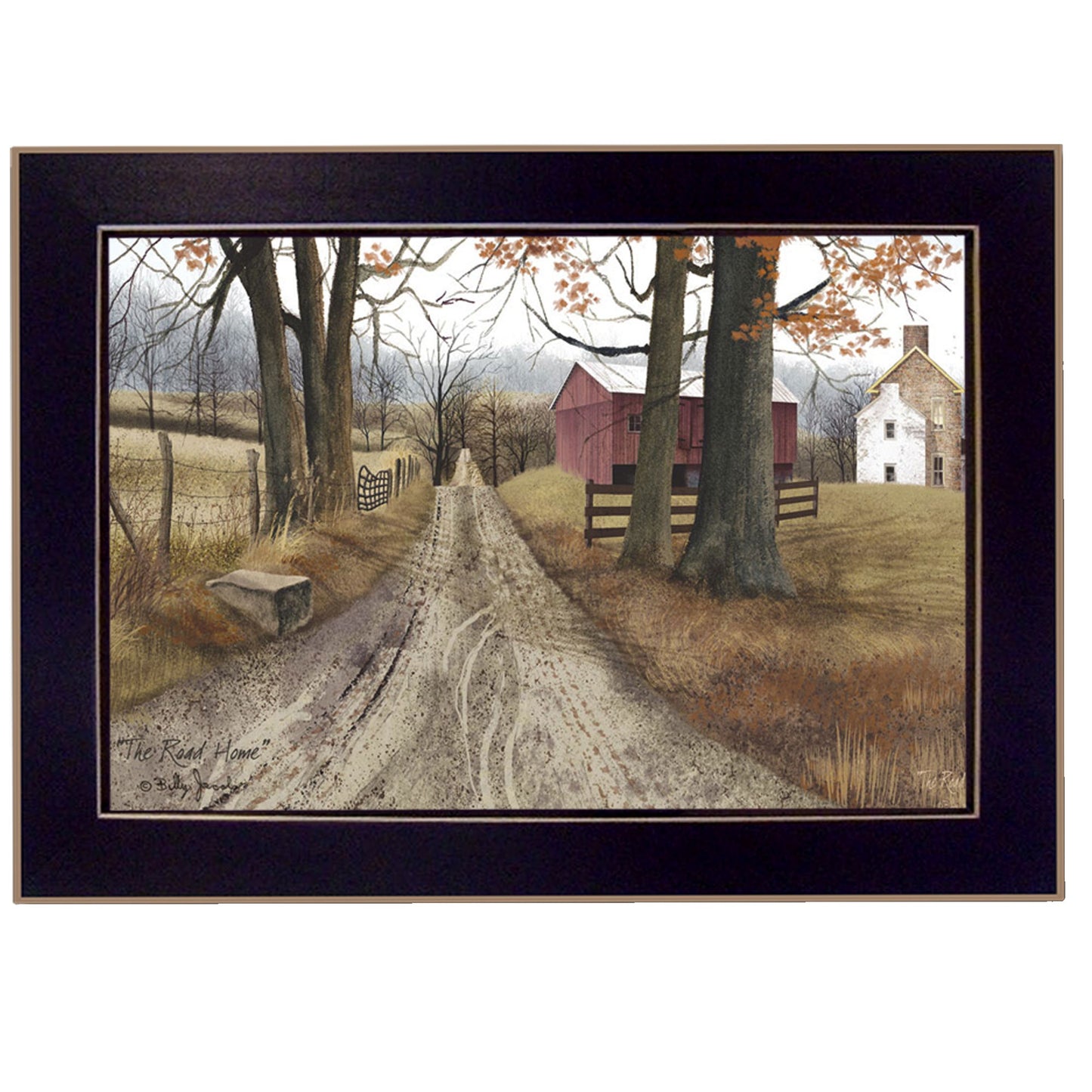 The Road Home Black Framed Print Wall Art Homeroots Home Decor