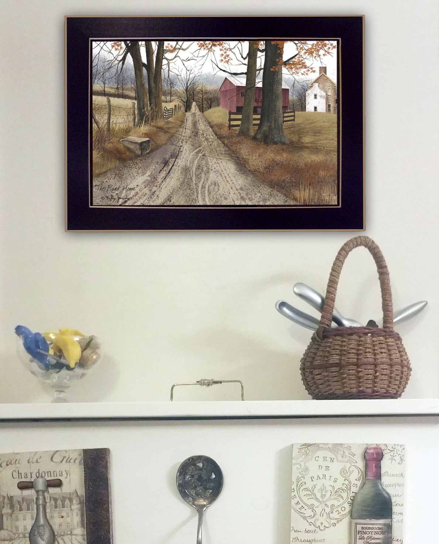 The Road Home Black Framed Print Wall Art Homeroots Home Decor