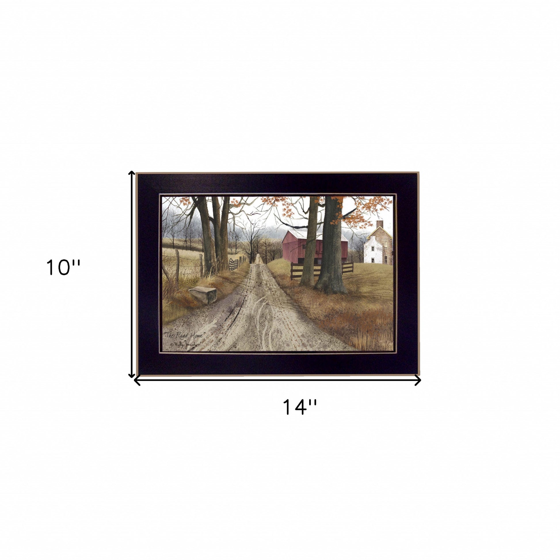 The Road Home Black Framed Print Wall Art Homeroots Home Decor