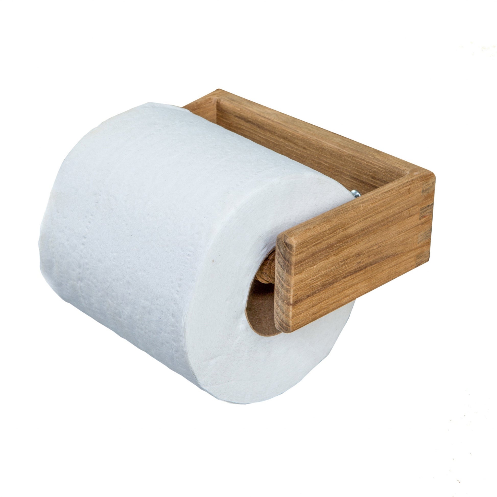 Traditional Solid Teak Wall Mount Toilet Paper Holder Homeroots Bed & Bath