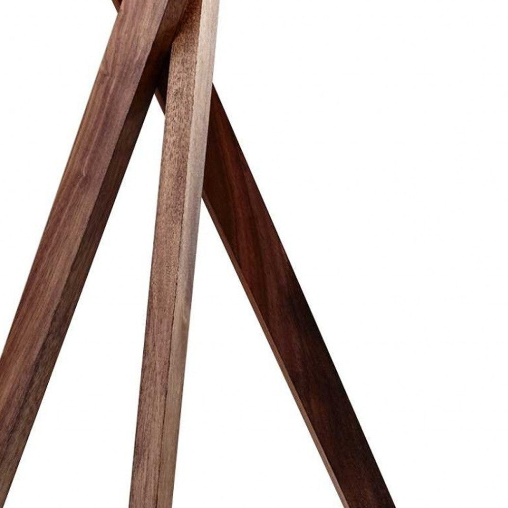 Tripod Leg Walnut Wood Table Lamp Homeroots Lighting